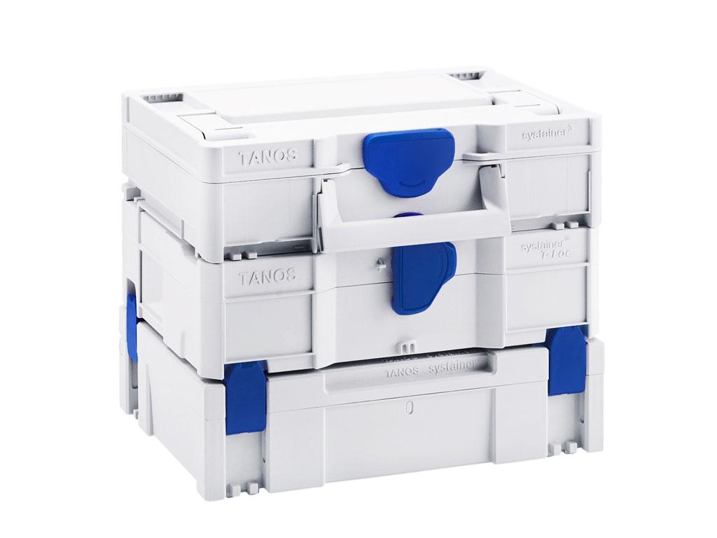 Systainer³ lid compartment can be combined with Systainer³, systainer® T-Loc and systainer® Classic-Line. Systainer³ lid compartment can be combined with Systainer³, systainer® T-Loc and systainer® Classic-Line.