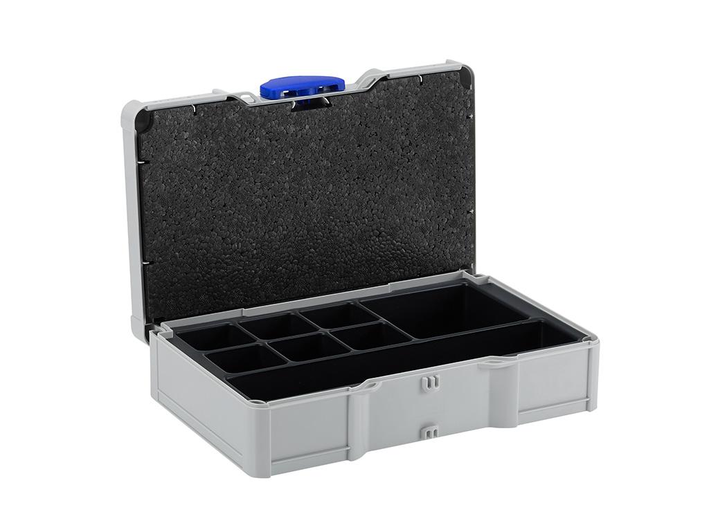 Thanks
to various bottom and lid inserts, small tools or larger accessories can also
be stowed reliably and without sliding around in the Systainer³ S.
