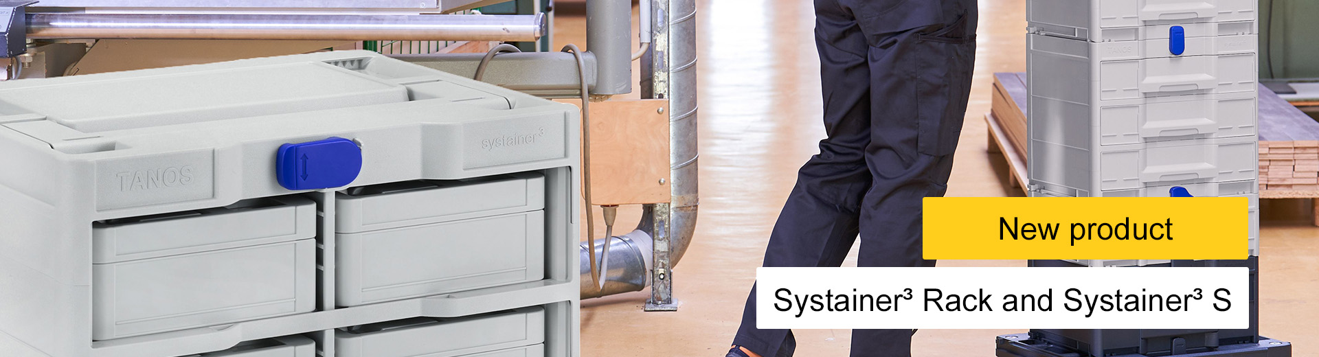 TANOS systainer® stackable box systems for industry, trade TANOS systainer® stackable box systems for industry, trade